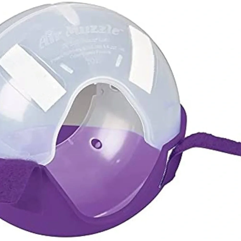 Veterinary Critical Care Air Muzzle II with O2 Adapter
